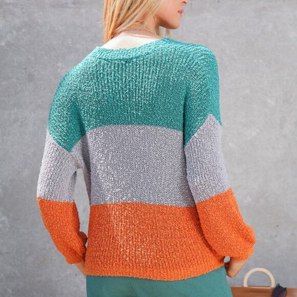 LUMIERE KALEIDOSCOPE SWEATER SIZE LARGE - Picture 3 of 5